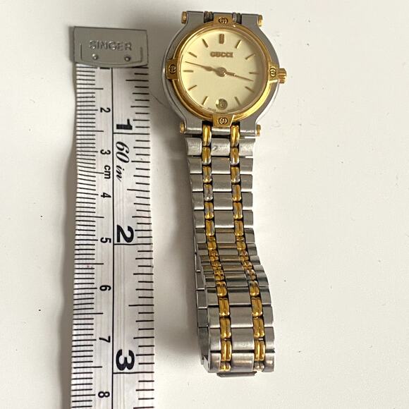 Authentic Gucci Women's Two-Tone Stainless Steel 25mm Watch - Picture 15 of 16